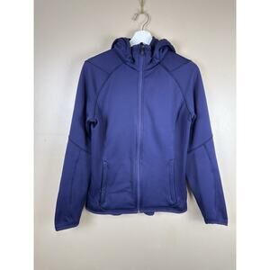 AK Burton Turbine Fleece Jacket Women’s Polartec Blue Mid-Layer Outdoor Size S